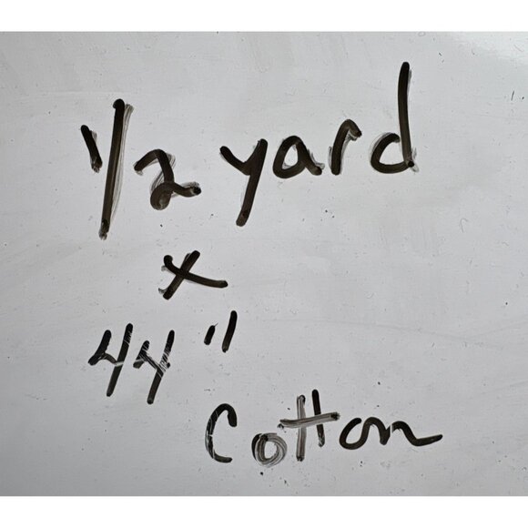 Batik Cotton Fabric with Leaf Pattern 1/2 yard x 44" - Picture 5 of 11